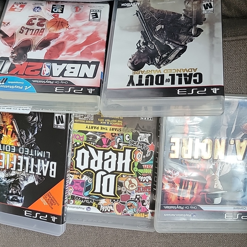 PS3 bundle 5 games